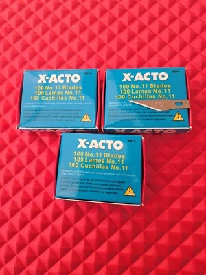 x-acto Knife #11  Blades Replacement Light Duty Hobby Arts&Craft xacto US - Image 1 of 2