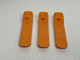 Lot of 3 LEGO Brick Separators Removal Tools - New - Orange