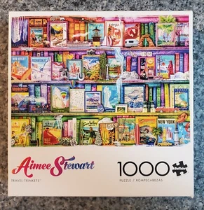 NEW Buffalo Games Aimee Stewart TRAVEL TRINKETS 1000 piece puzzle - Picture 1 of 6
