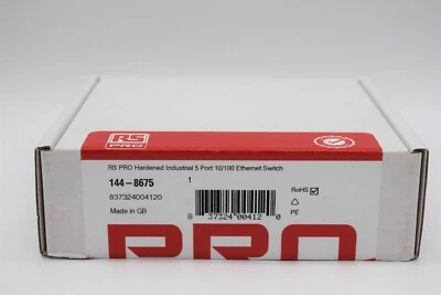 RS PRO 144-8675 Hardened Industrial 5 Port 10/100 Ethernet Switch - Bild 1 von 4