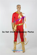 Shazam Robert Cosplay Costume red captain marvel cosplay include boots covers