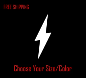 Lightning Bolt Vinyl Decal Sticker Racing Motor Car Truck JDM - Picture 1 of 5