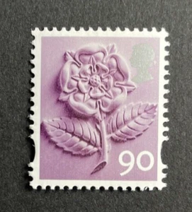 GB QE II, 2009, England, EN20 (exEN17a) 90p, English Tudor Rose, Fine Mint, MNH - Picture 1 of 1