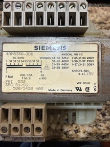 SIEMENS 4AM5350-3DB-/4AM53503DB TRANSFORMATOR - Bild 1 von 4