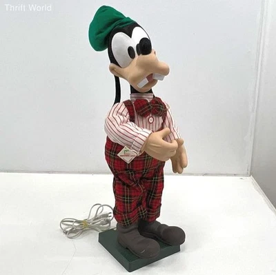 Figura Motion-ette Navidad Animada Goofy Telco Disney Años 90 De Colección 24" Foto 1 de 4
