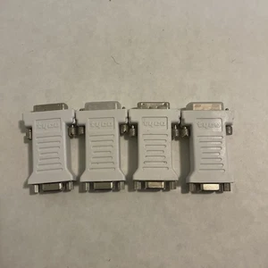 4x TYCO OEM DVI MALE TO VGA FEMALE VIDEO ADAPTER CONVERTER FOR PC MONITOR OJ8461 - Picture 1 of 3