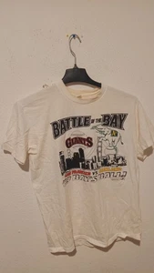 Vintage STARTER Giants A’s Battle Of The Bay 1989 T-Shirt Gr. L Einzelnaht - Bild 1 von 8