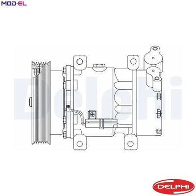 COMPRESSOR AIR CONDITIONING CS20523 FOR RENAULT CLIO/III/Sportour/Grandtour 1.5L - Image 1 of 4