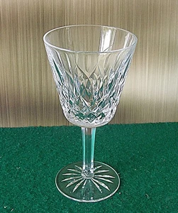 Waterford Crystal Lismore Claret / Wine Glass Signed, 5 3/4" Tall - Picture 1 of 1