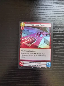 Star Wars Unlimited - Jump to Lightspeed - Twin Laser Turret - FOIL #670 - Picture 1 of 2