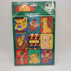 NOS Cleo Disneys Der König der Löwen Vintage 90er Sticker 4 Blatt 36 Sticker Neu! - Bild 1 von 2
