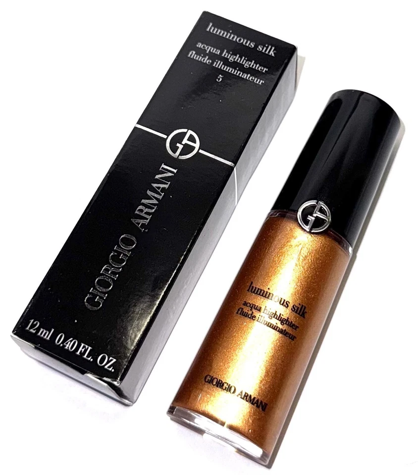 Giorgio Armani Luminous Silk Acqua Highlighter Fluide Illuminateur 5 Sunset 12ml - Bild 1 von 4