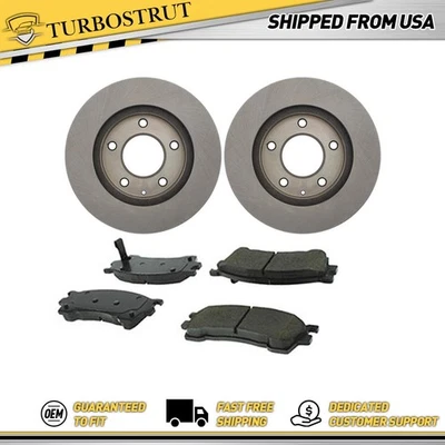 OE Front Centric New Brake Pads and Rotors Brake Kit For 1993-1997 Ford Probe - Image 1 of 4