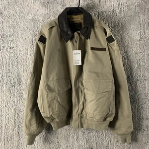 Vintage COCKPIT Type A-2 Bomber Flight Jacket Large USA Aviator Avirex Mens - Picture 1 of 18