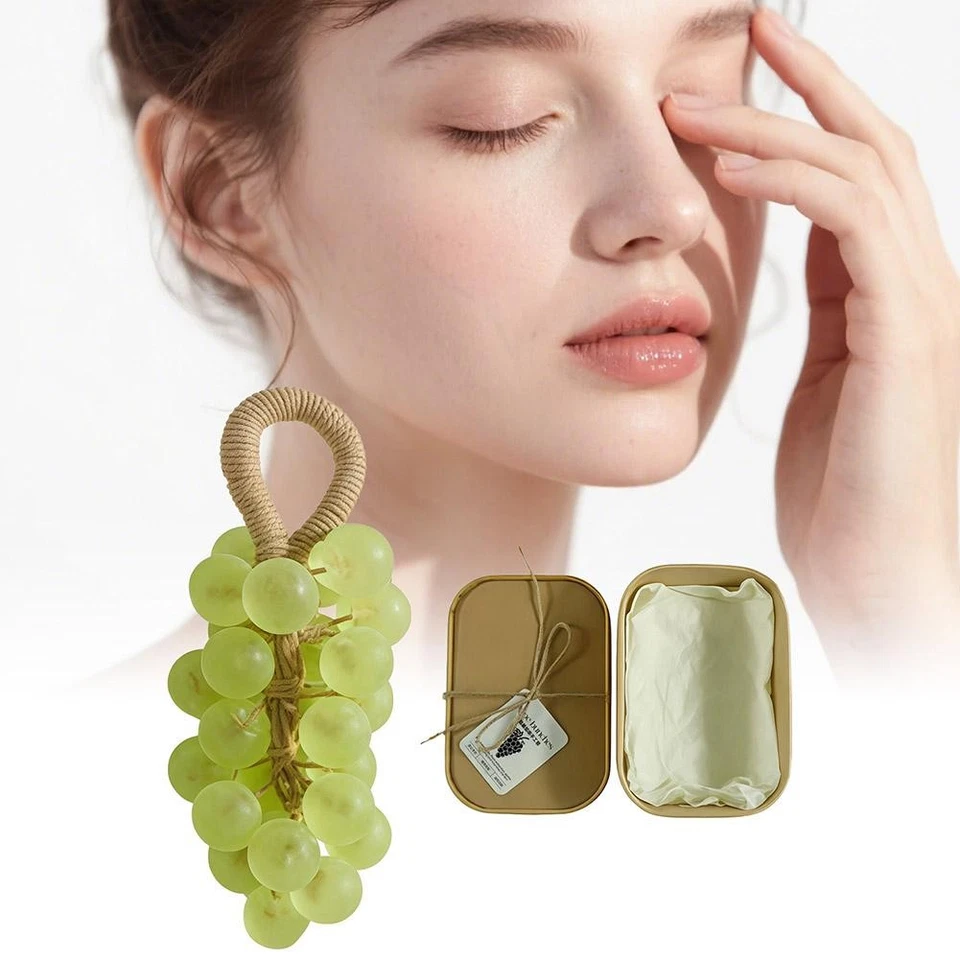 Handmade Grape Bunch Shea Butter Natural Organic Soap SLS Free 160g ❁ - Image 1 of 4