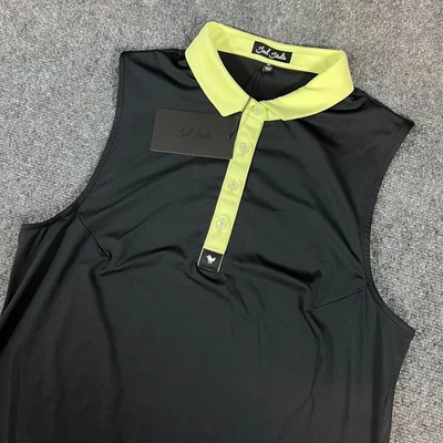 Camisa Polo Mujer Bad Birdie Sombra Lima Sin Mangas Core Performance Talla XL NUEVA CON ETIQUETAS Foto 1 de 4
