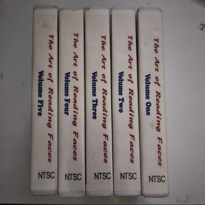 The Art Of Reading Faces x5 VHS Set By Herman Muller Psychosomatic Esoteric RARE - Image 1 of 4