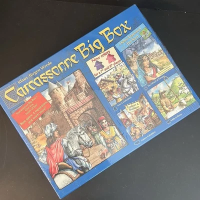 Caracassonne Big Box Juego Base Completo + 4 Expansiones Nuevo Sellado Sello Desgarrado Foto 1 de 4