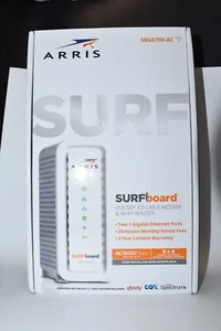 ARRIS SURFBOARD DOCSIS 3.0 CABLE MODEM WI FI ROUTER SBG6700-AC NEW IN OPEN BOX - Picture 1 of 1