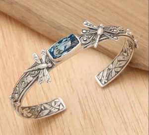 Pulsera Dragonfly Wave cristal azul - Imagen 1 de 1