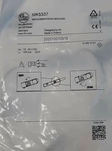 IFM electronic MK5337 MKC3028BBPKG G 0,3M ZH ASR 10-30VDC 100mA  - Bild 1 von 5