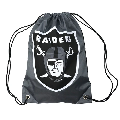 Forever Collectibles NFL Oakland Raiders Double Sided Drawstring Backpack Cover