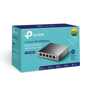 TP-Link TL-SF1005P 5-Port 10/100Mbps Desktop Switch with 4-Port PoE - Picture 1 of 12