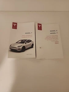 2021 Tesla Model Y Owners Safety Information Manual & Roadside AssistanceBooklet - Picture 1 of 4