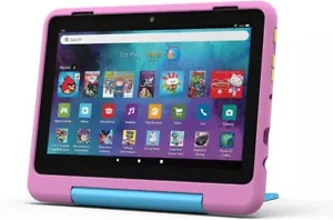 Amazon Fire HD8 Kids Pro | Age 6–12 | 3GB | 32GB | Jungle Cat | 2024 \ RRP £ 149 - Picture 1 of 6
