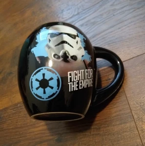 Star Wars Fight For the Storm trooper Empire Mug Black Star Wars Disney Blue Cup - Picture 1 of 4
