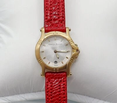 Christian Bernard Paris Ladies Watch Gorgeous Red and Gold Lightning Series - Image 1 of 4