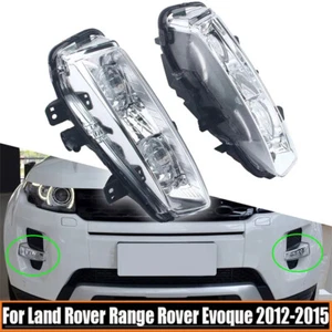 Fog Light LED DRL Right Front Bumper For 2012-2015 Land Rover Range Rover Evoque - Picture 1 of 14