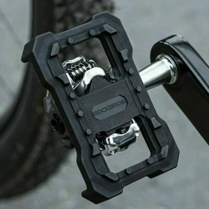 ROCKBROS Bicycle Clipless Pedal Nylon Flat Platform Adapter Conversion 2pcs - Picture 1 of 6