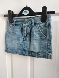 Baby Girls Baby Girls Denim Skirt Aged 24mths - Picture 1 of 2