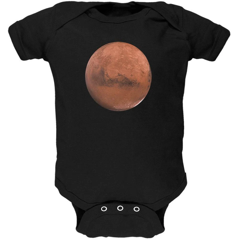 Planet Mars Soft Baby One Piece - Image 1 of 1