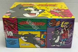 Caja de tarjetas coleccionables de dibujos animados Tom & Jerry 1993 paquete de 36 quilates Cardz sellado de fábrica - Imagen 1 de 5