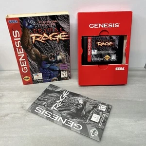 Vintage Primal Rage (Sega Genesis, 1995) Complete CIB Authentic - Picture 1 of 14