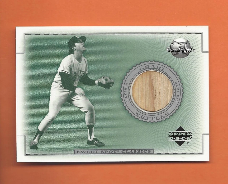 Bate Sweet Spot Classics Graig Nettles 2002 usado en juegos #B-CN NEW YORK YANKEES (C) Foto 1 de 1