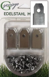 30 replacement knife Blades f Gardena robot mower HQ - 0.60 mm - DIN EN 50636 - Picture 1 of 5