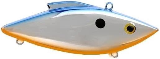Rat-L-Trap Tiny Trap 1/8oz TT280 Chrome Blue With Orange Belly Fishing Bait - Image 1 of 1