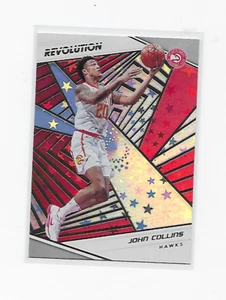 JOHN COLLINS 2018-19 PANINI REVOLUTION #12 'ASTRO' BASE PARALLEL ATLANTA HAWKS - Picture 1 of 2