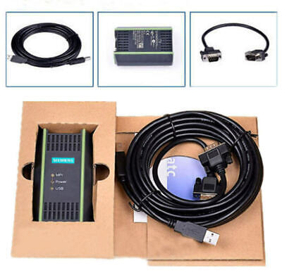 USB-MPI + USB Adapter Cable Siemens S7-200/300/400 PLC Programming Interface UK • 30.99£