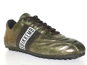 SCARPE SNEAKERS DONNA BIKKEMBERGS LOW SOCCER BKE106T1J16 B0F57 PELLE ORIGINAL AI - Picture 1 of 6