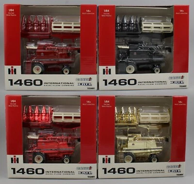 2025 ERTL 1:64 CASE IH *INTERNATIONAL HARVESTER* 1460 Combine 4-PIECE SET Chase - Image 1 of 4