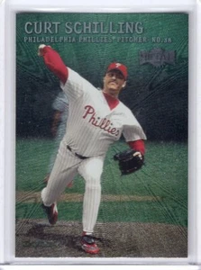 CURT SCHILLING 2000 Skybox Metal EMERALD #114 - PHILLIES - Picture 1 of 1