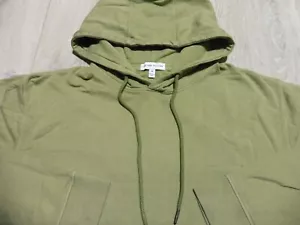 PETER MILLAR HOODIE Mens M MEDIUM LAVA WASH PULLOVER SWEATSHIRT TEA LEAF GREEN - Picture 1 of 14