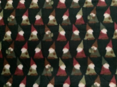 Manta corbata polar hecha a mano - Talla 36”x 53” Navidad Gnomos Verde Borgoña Foto 1 de 3