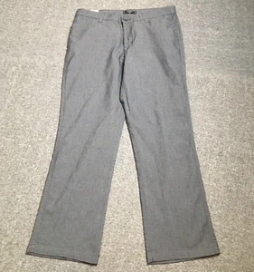 Lee Riders Womens Pants 14 Gray Office 14P Tummy Herringbone Petite Straight NWT - Picture 1 of 16