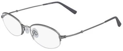 NEW FLEXON H6030 035 Light Gunmetal Titanium Eyeglasses 52/19/145 - Image 1 of 2