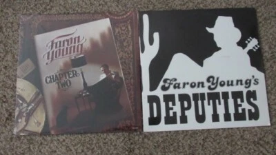 Vintage Lot (2) 12" FARON YOUNG'S "Deputies/Chapter Two " Vinyls *Factory SEALED - Image 1 of 2